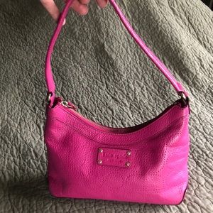 Kate Spade ♠️ little pink pebbled leather handbag